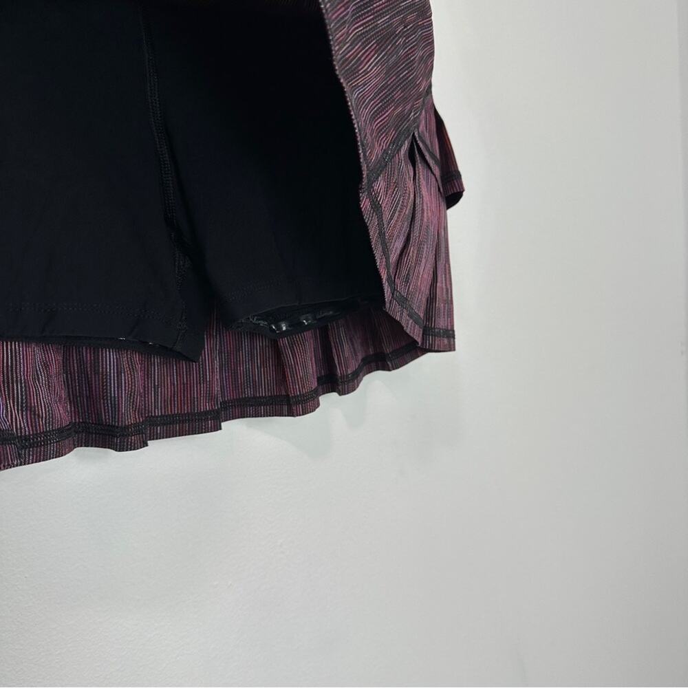 Lululemon Run Pace Setter Skirt Wee Are From Space Black March Multi Black 4 - Picture 6 of 7